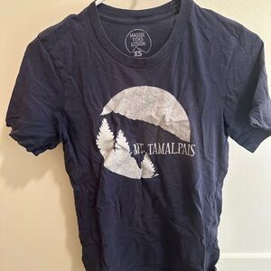 Navy Mt. Tamalpais Graphic T-Shirt